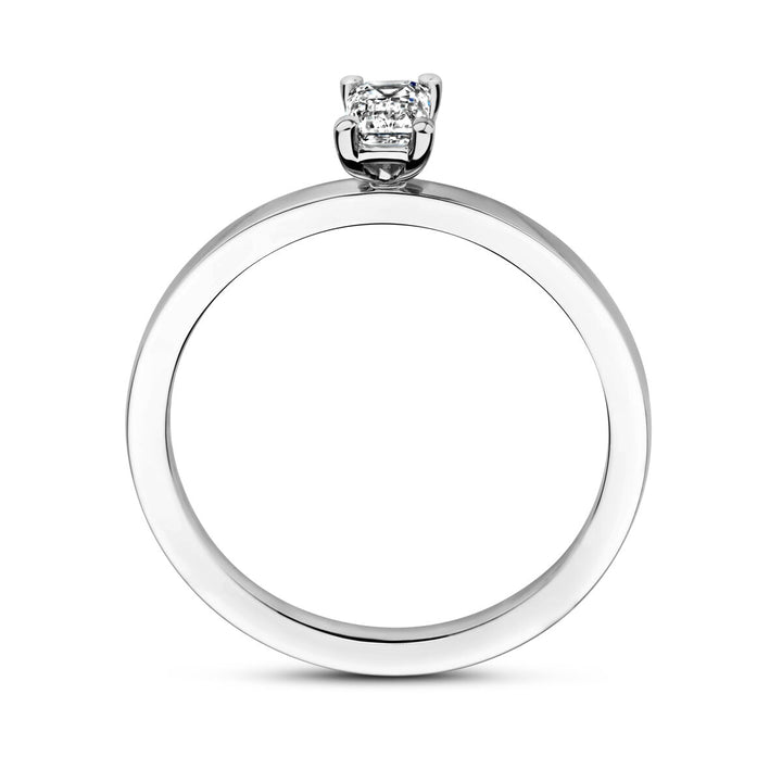 platinum ring diamond 0.30ct g vsi platinum