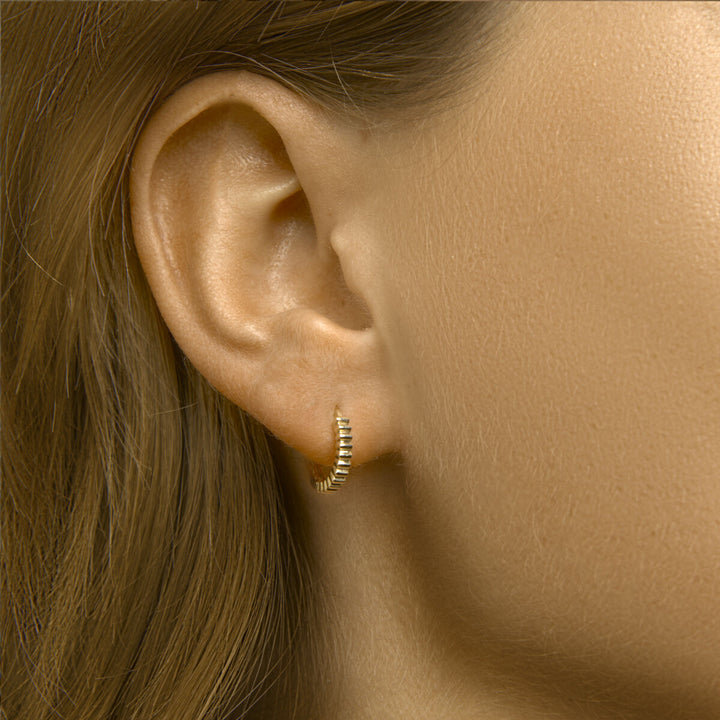 drop earrings 14K yellow gold