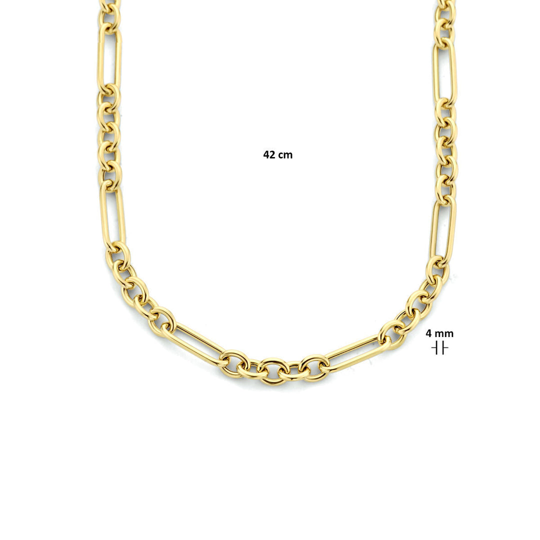 Gouden dames ketting 14K