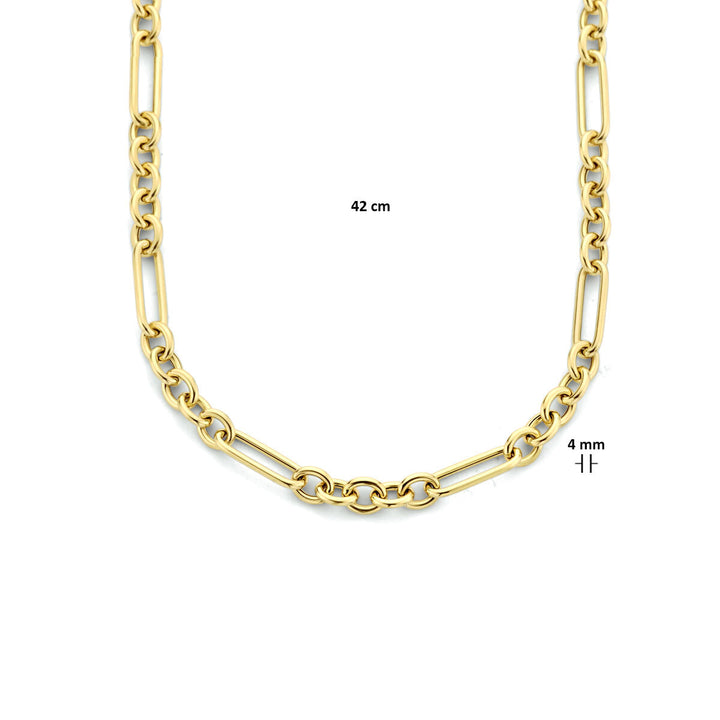 Gouden dames ketting 14K