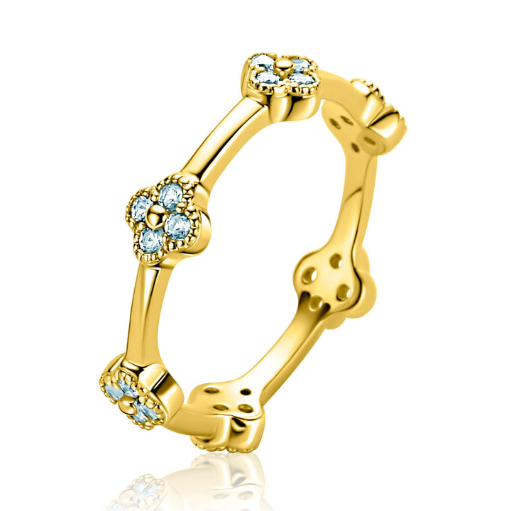 Zinzi Ring gold plated ZIR2662