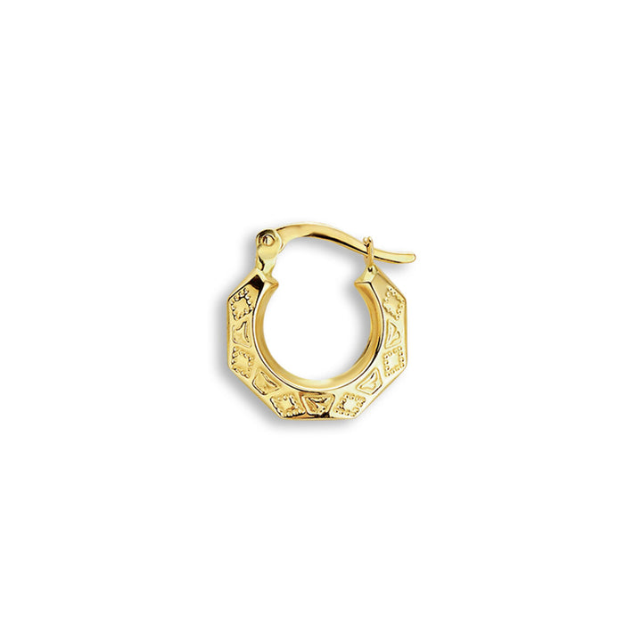 lapid earring per piece 14K yellow gold