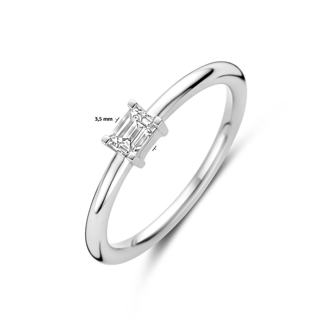 ring diamant 0.25ct h si 14K witgoud