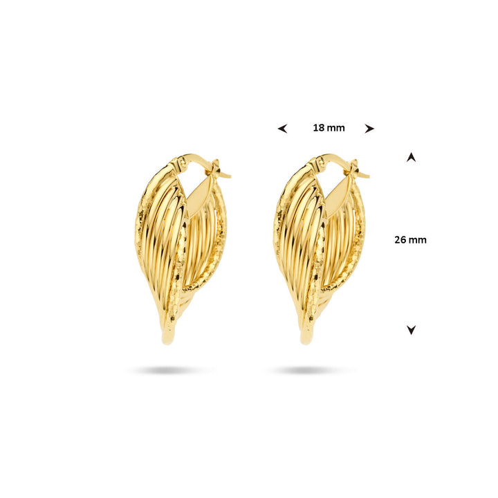 earrings 14K yellow gold
