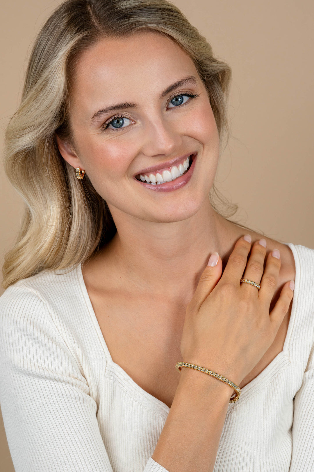 Zinzi Armband zilver gold plated ZIA2686Y 60mm