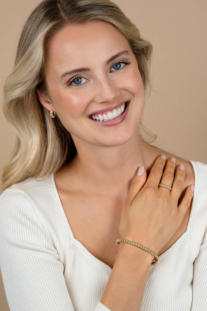 Zinzi Armband zilver gold plated ZIA2686Y 60mm