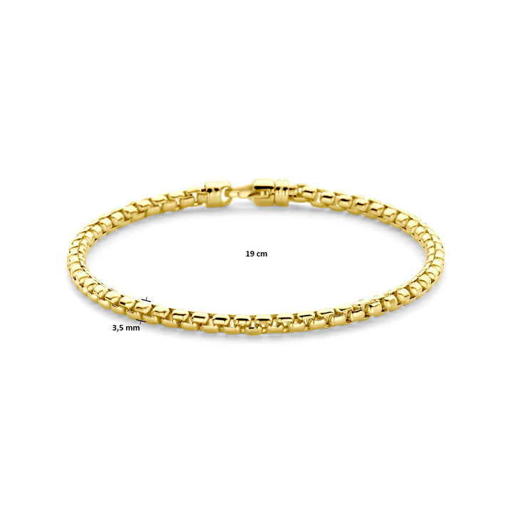armband venetiaans 3,5 mm 19 cm 14K geelgoud