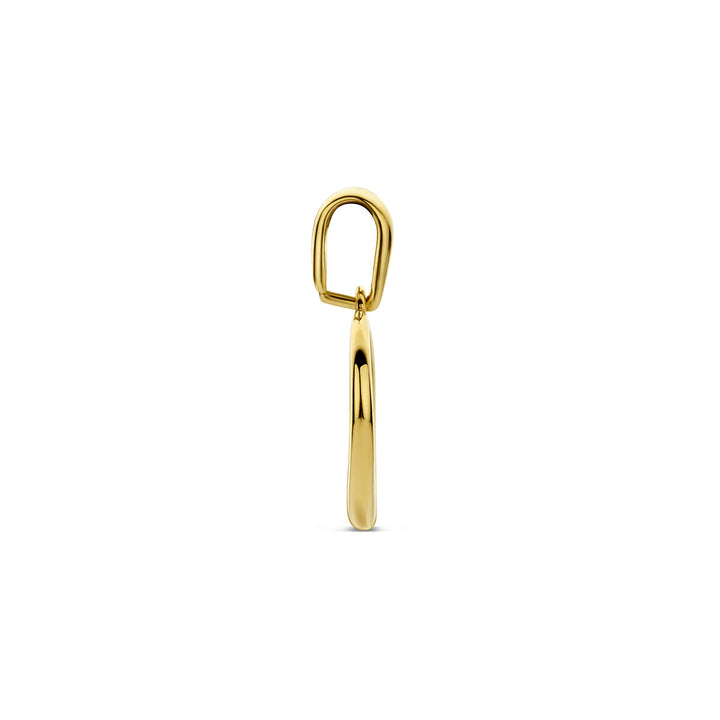 9k geelgouden hanger met hartje – symbool van liefde