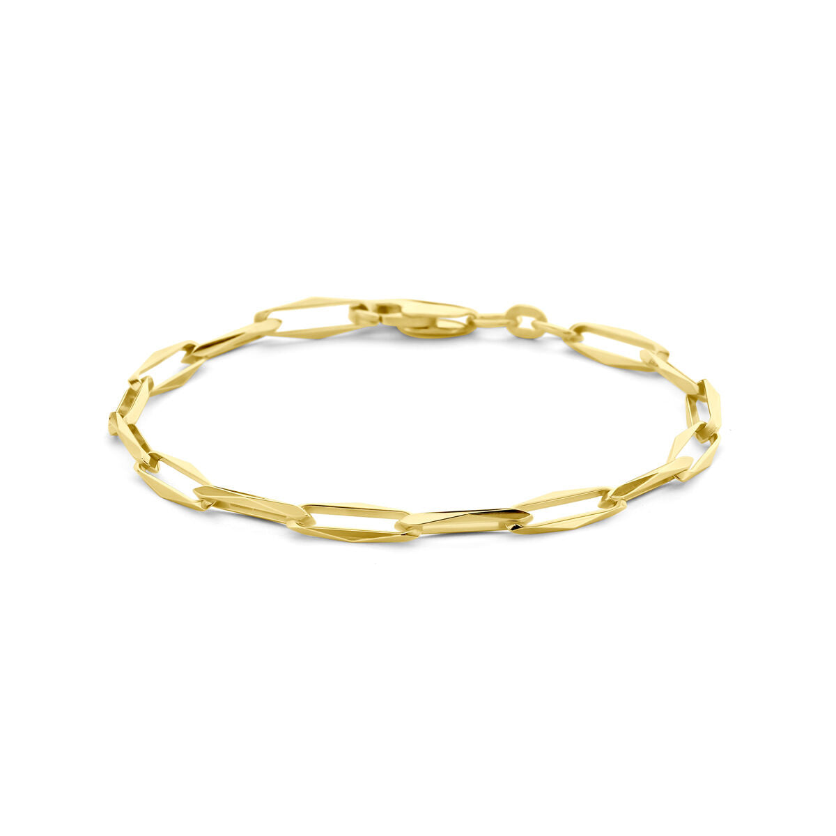 Gold bracelet ladies closed forever solid 14K