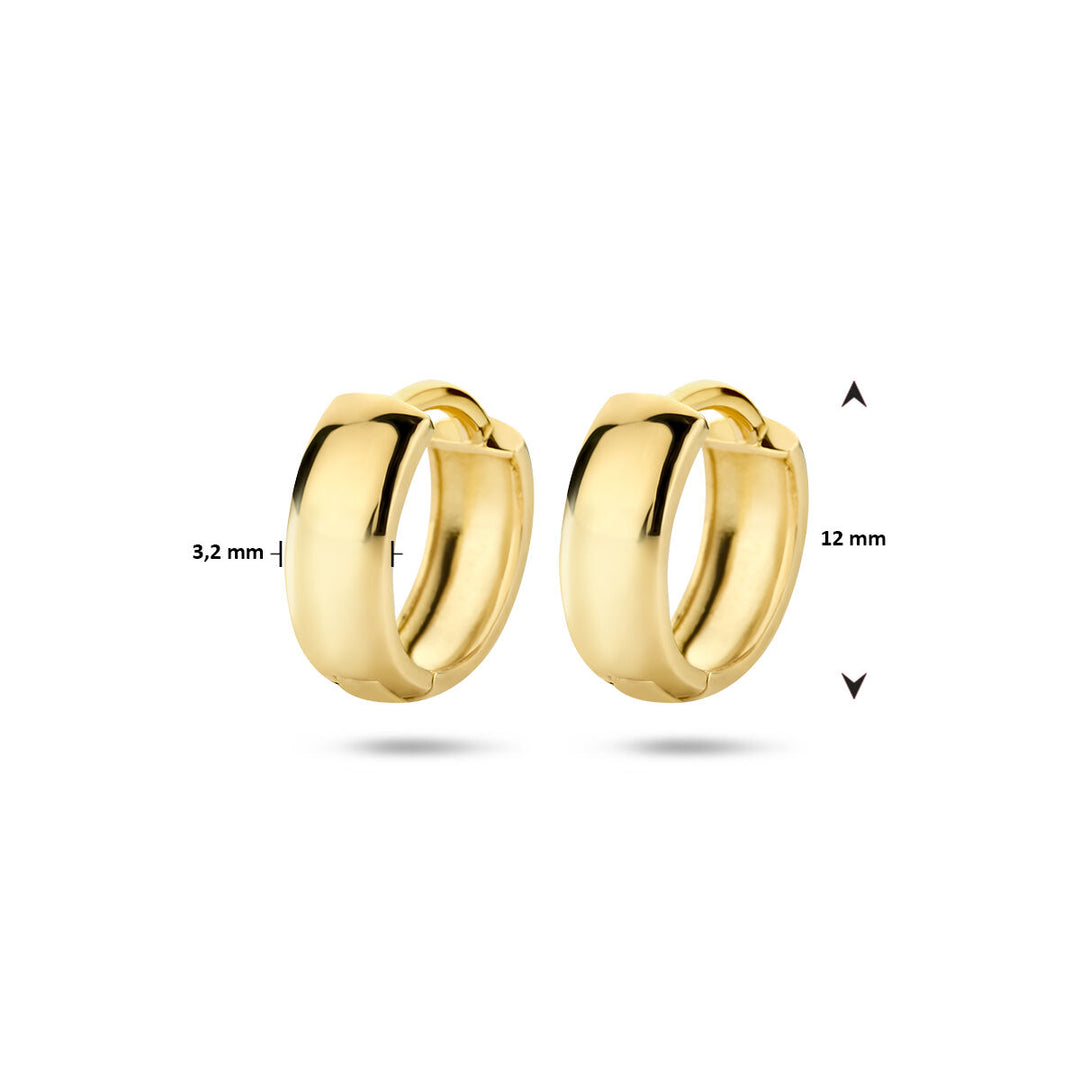 drop earrings 14K yellow gold