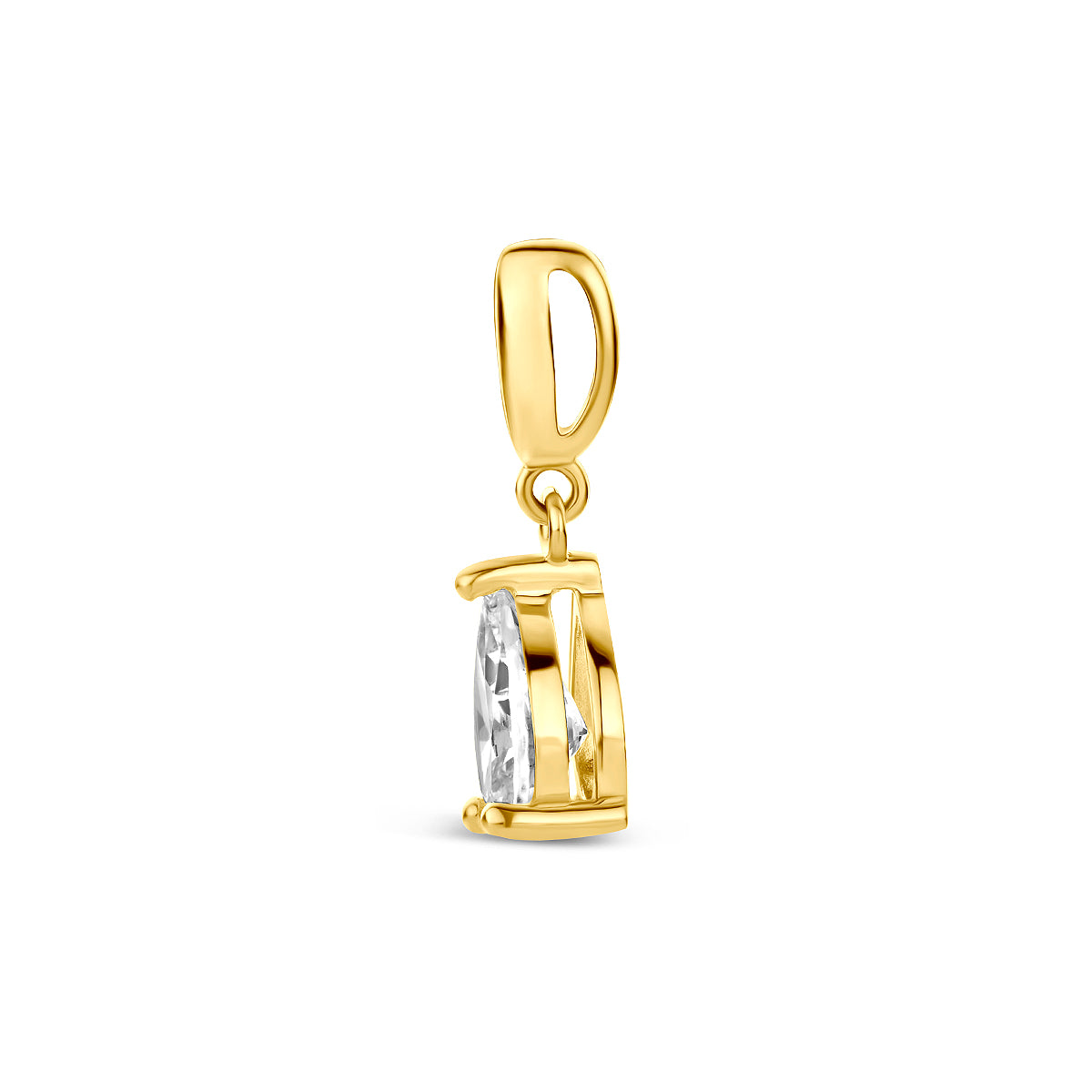 9k hanger zirkonia 9K geel