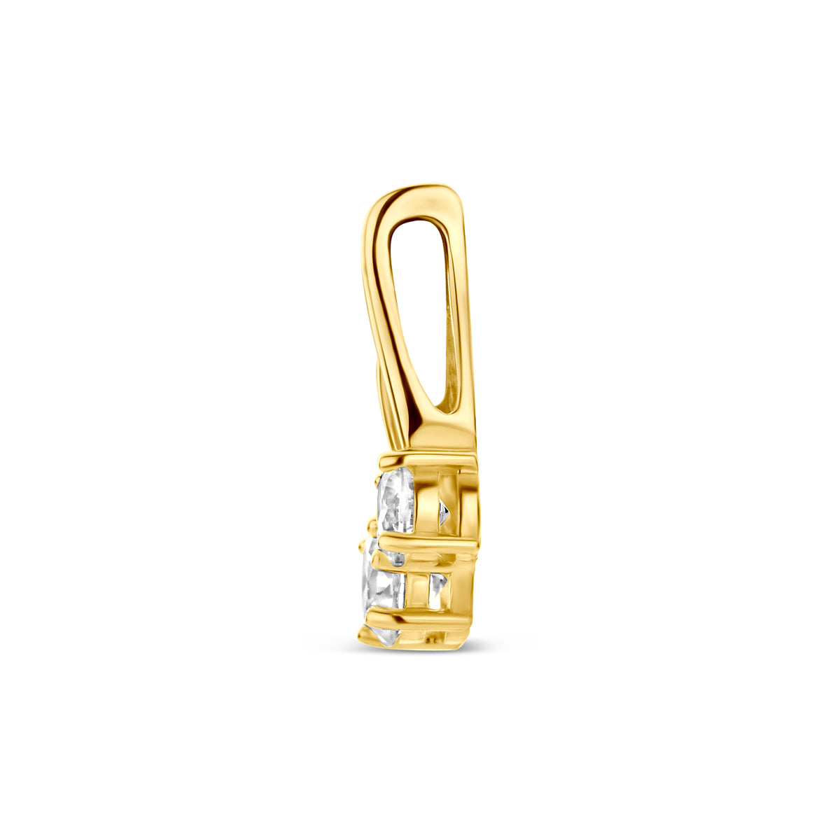 9k hanger zirkonia 9K geel