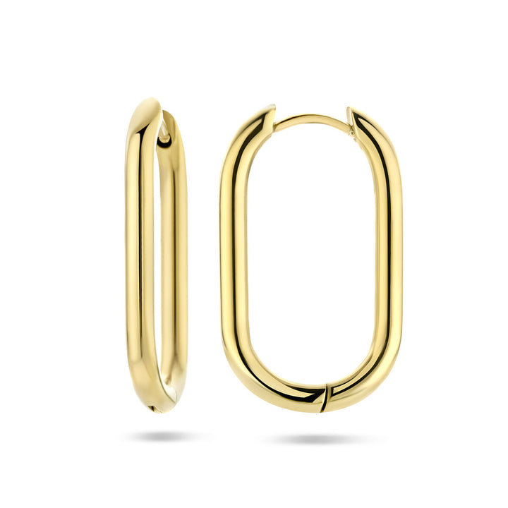 drop earrings paperclip ion plating stainless steel