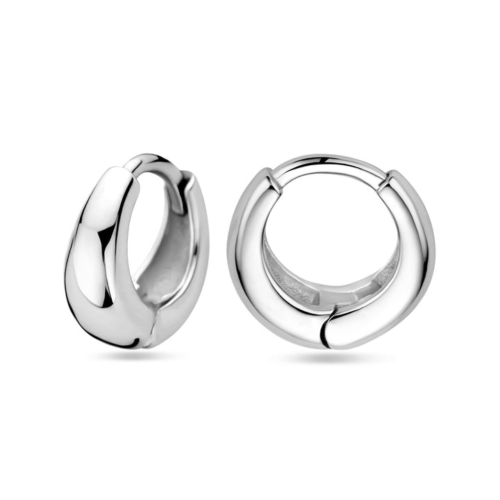 klapoorringen 11,5 mm zilver gerhodineerd
