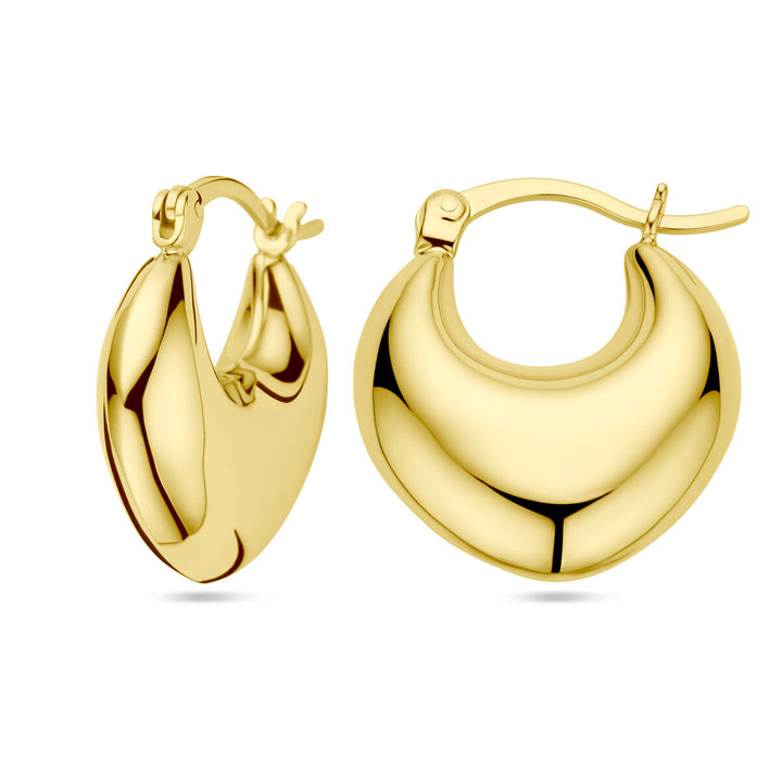 oorringen 1 micron zilver verguld (geel)