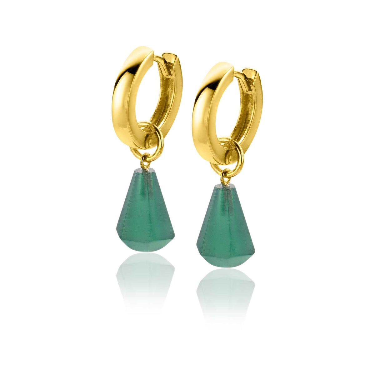 Zinzi Earrings Gold Plated Zich2256 G