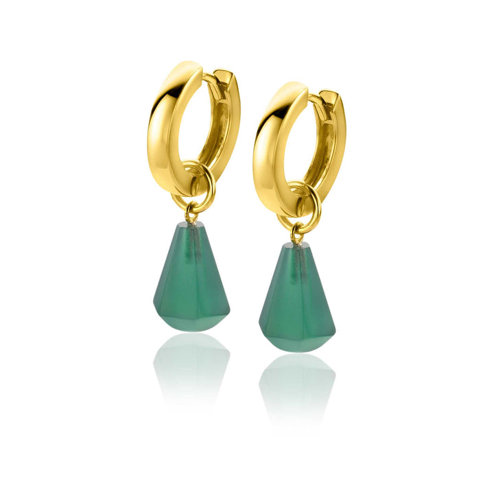 Zinzi Earrings Gold Plated Zich2256 G