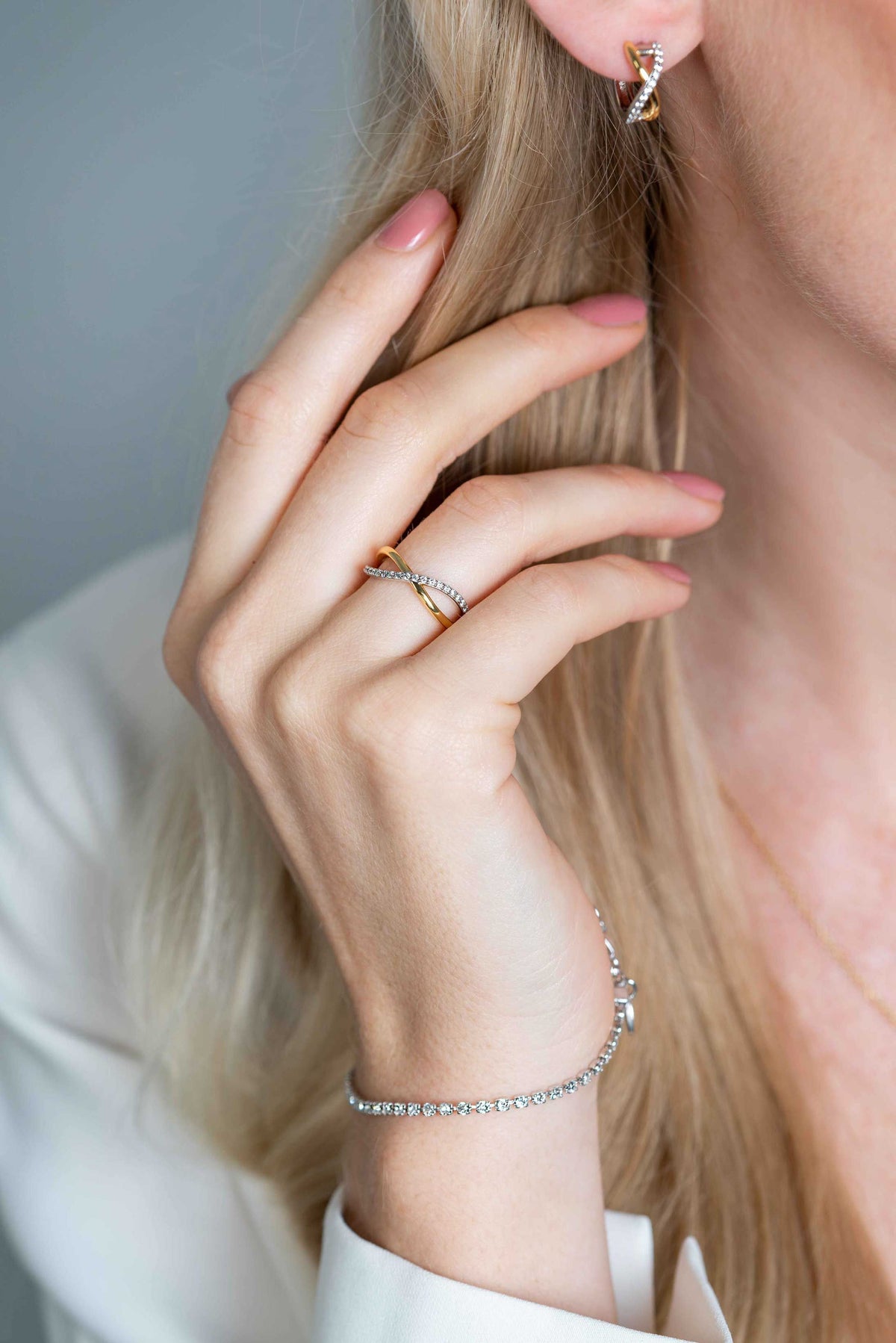 Zinzi Ring Gold Plated Zir2234