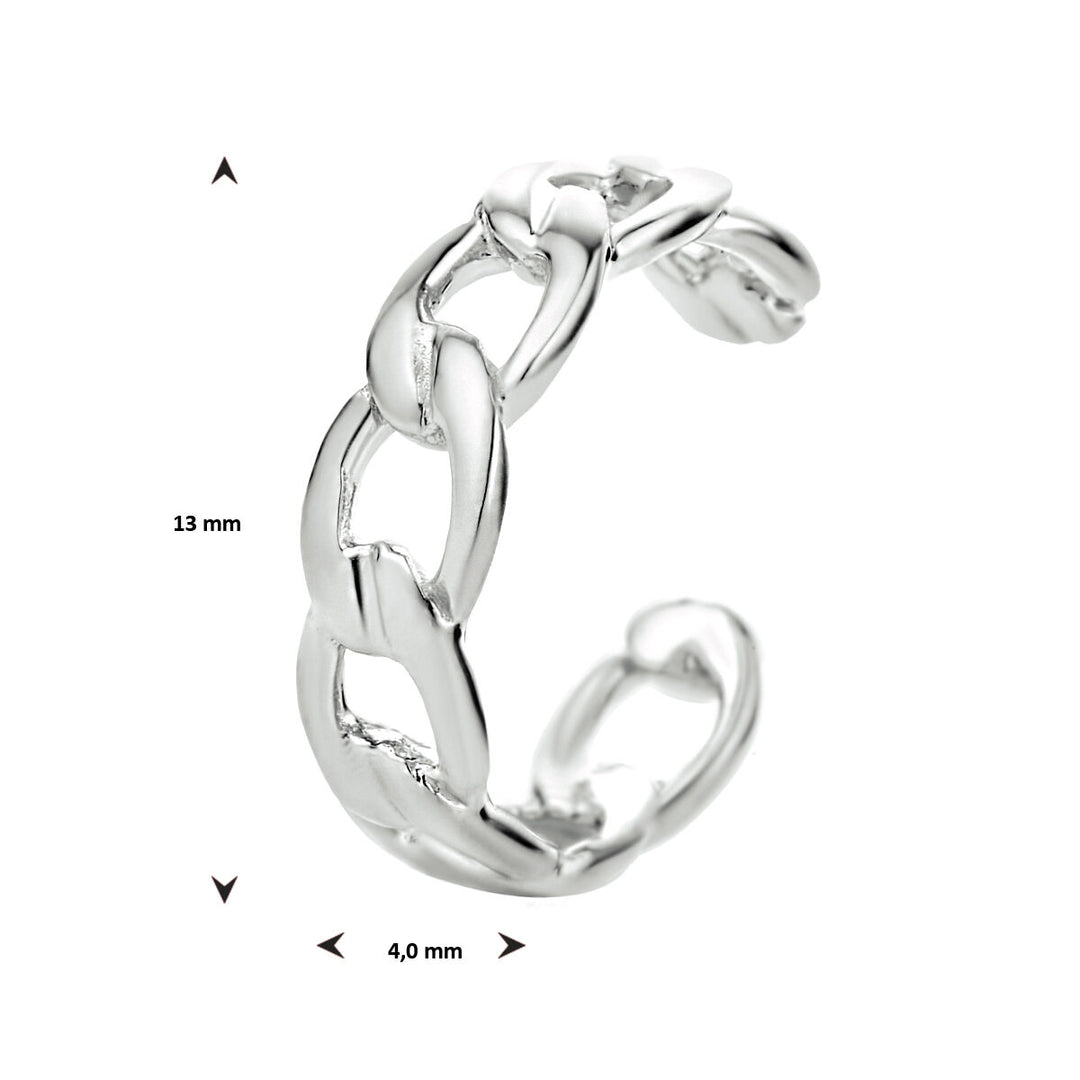 Ohrmanschettenglied, Silber rhodiniert