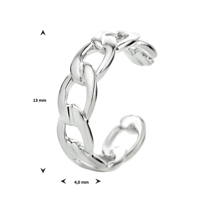 Ohrmanschettenglied, Silber rhodiniert