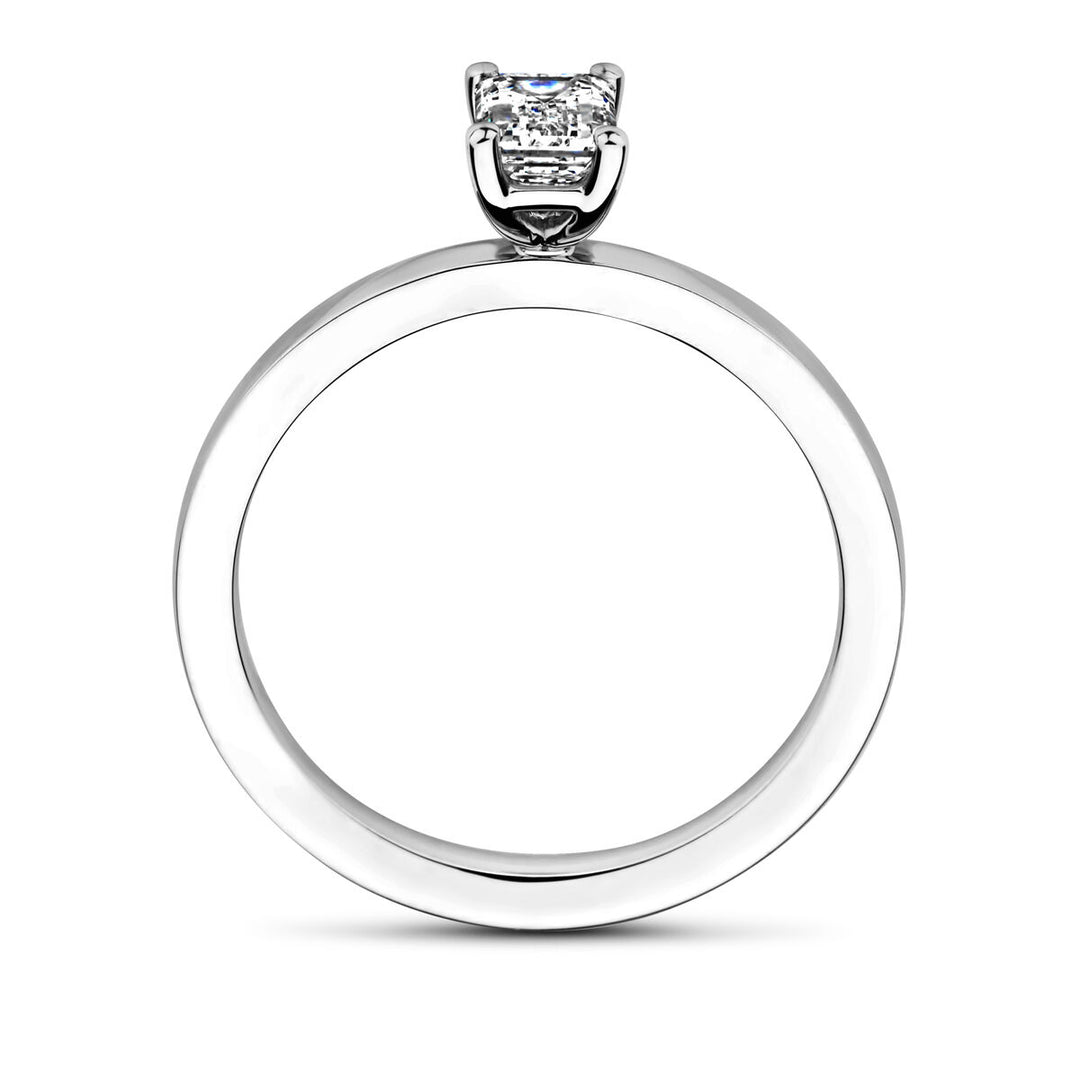 platinum ring diamond 0.50ct g vsi platinum