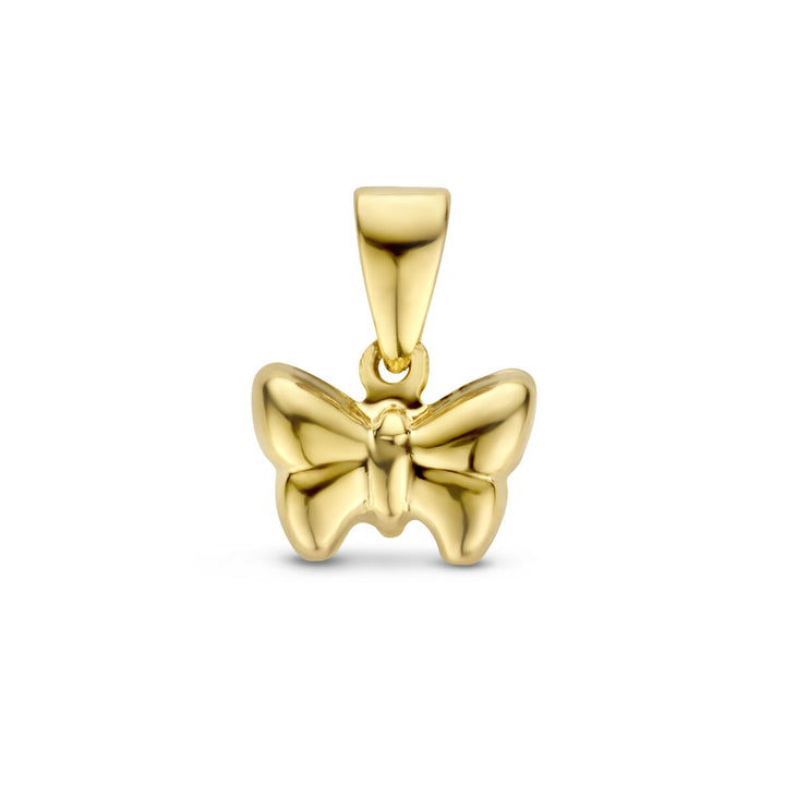 pendant butterfly 14K yellow gold