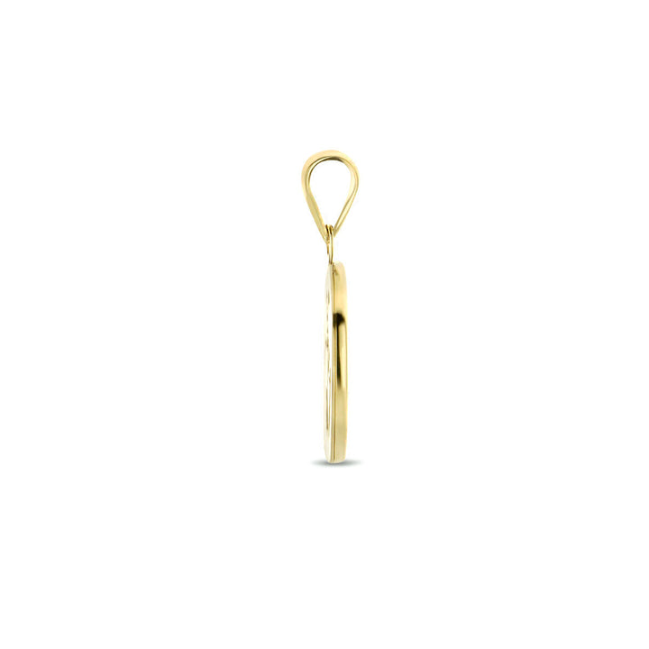 pendant globe 14K yellow gold