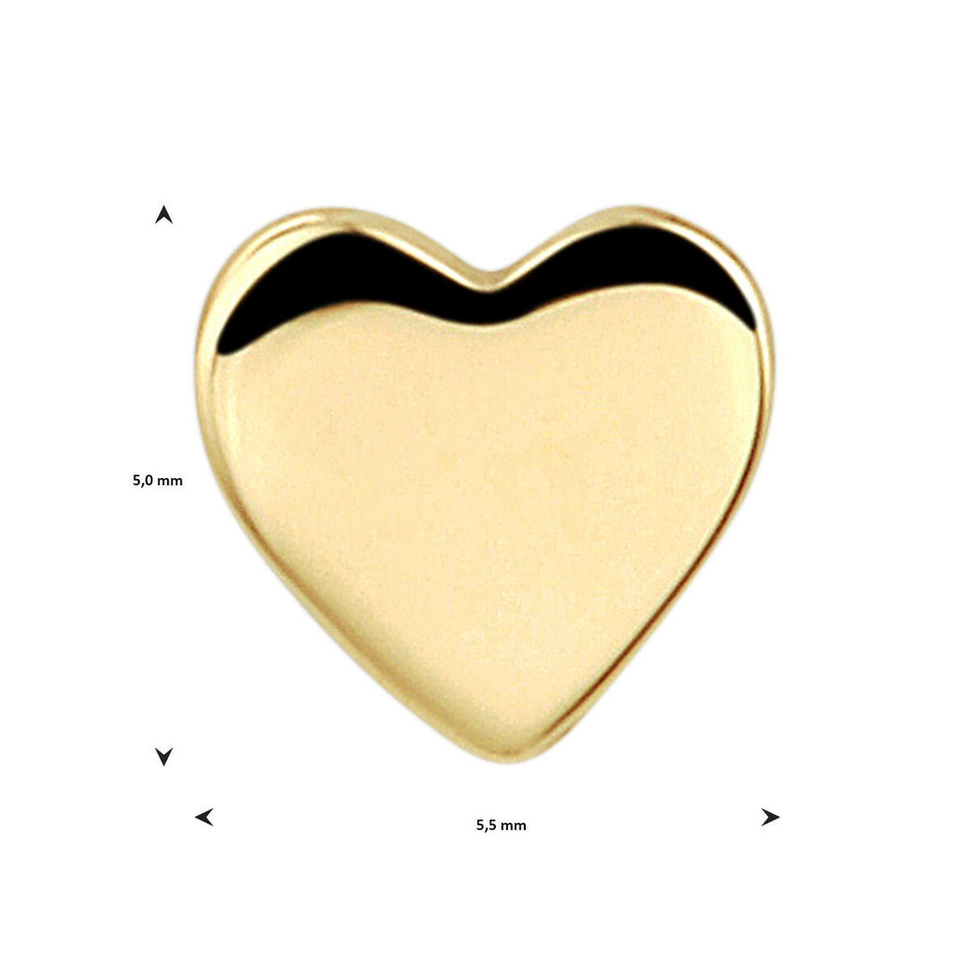 pendant heart 14K yellow gold