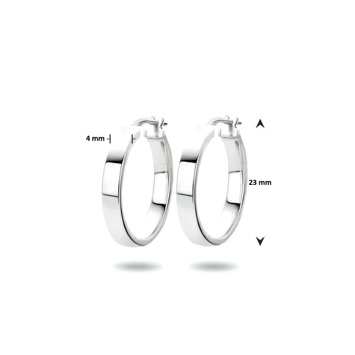 Ohrringe Silber rhodiniert