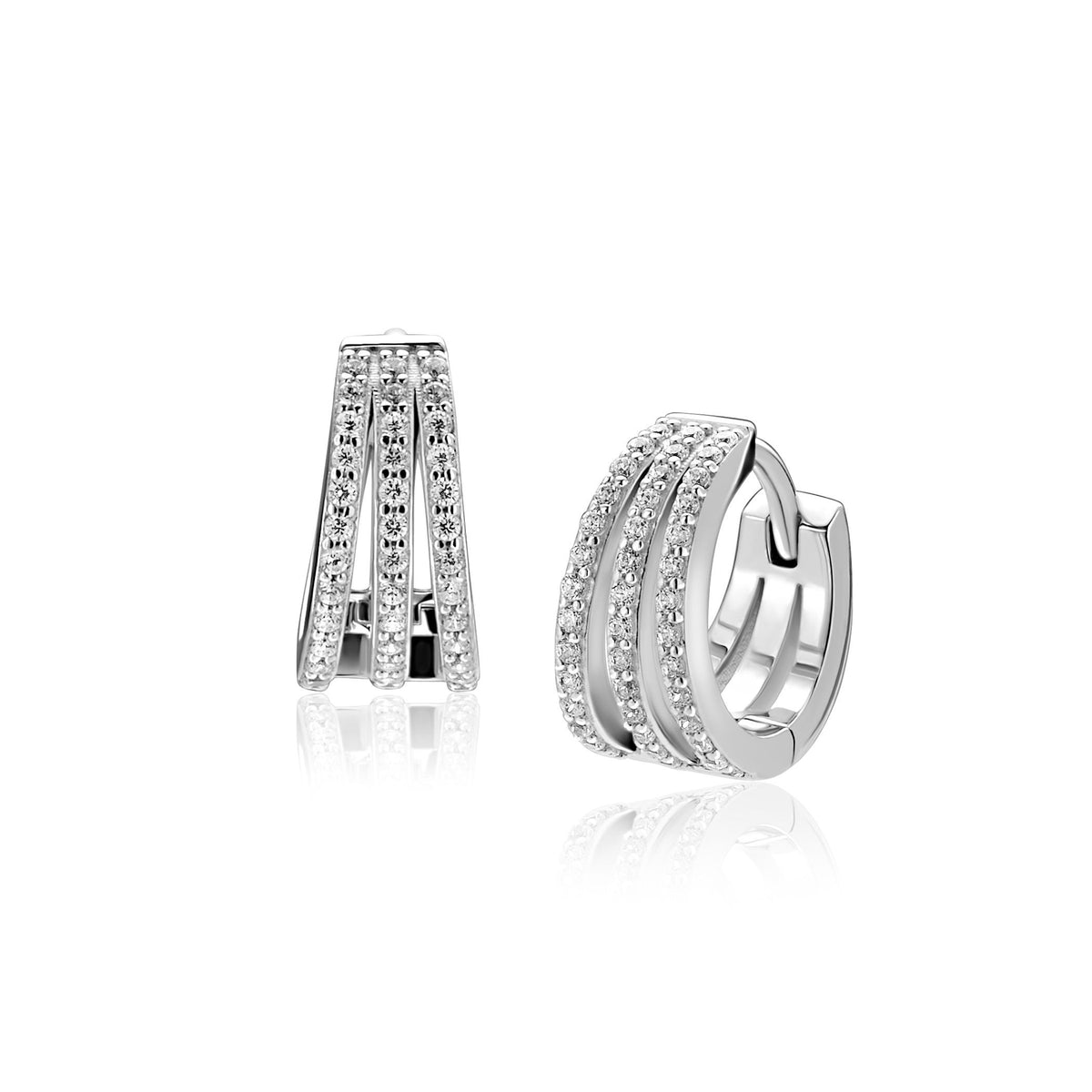 Zinzi Oorbellen Zilver ZIO2727