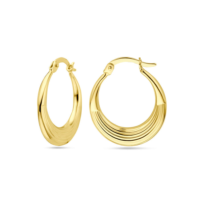oorringen 24 mm 14K geelgoud