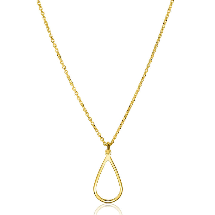 Zinzi ketting zilver verguld  42-45cm ZIC2635