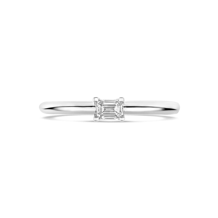 ring diamant 0.25ct h si 14K witgoud