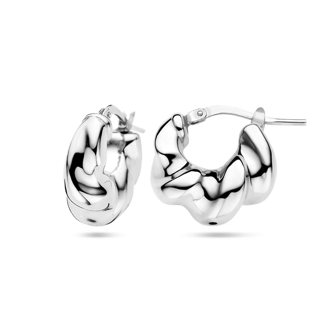 oorringen zilver gerhodineerd