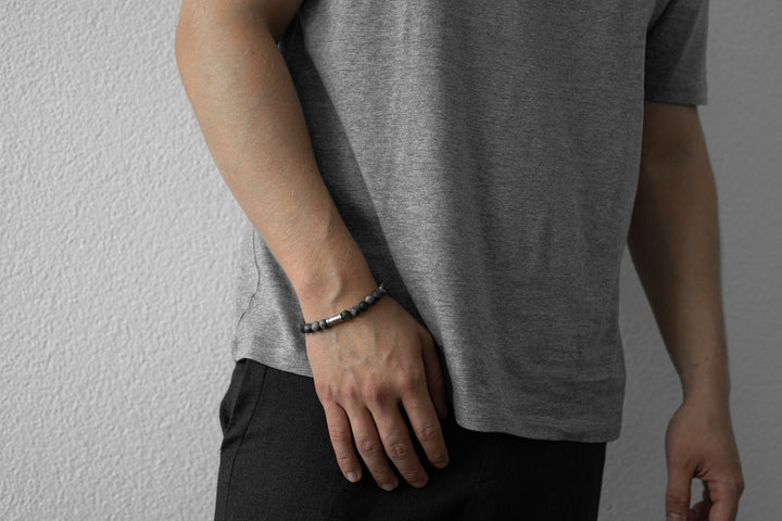 Men's bead bracelet - Grays peak - 8mm