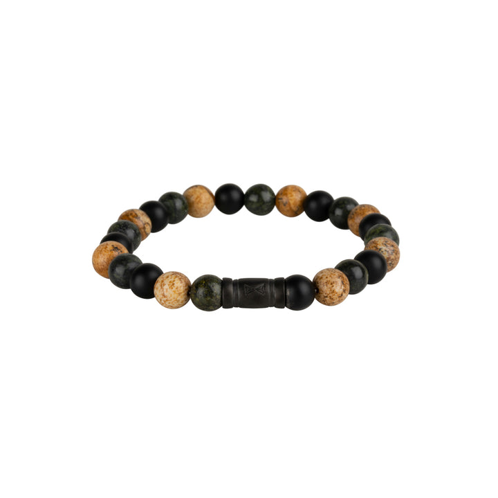 Beaded bracelet men - Ranger Peak - 8mm