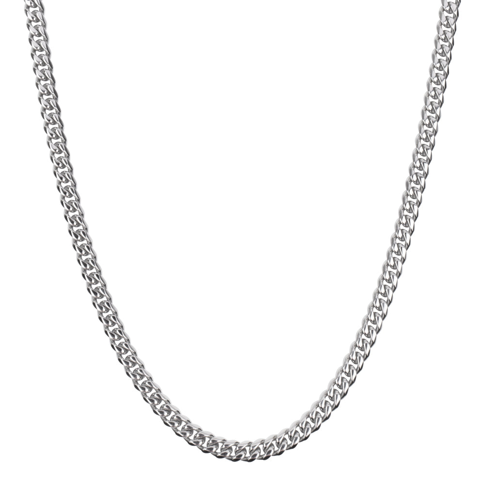 Zilveren gourmette ketting voor heren met een stevige schakelstructuur.