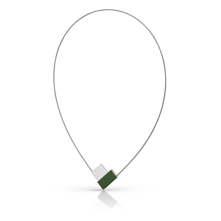 Collier V-vorm Groen C150GR