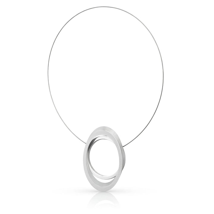 Necklace Large ring with Oval C242