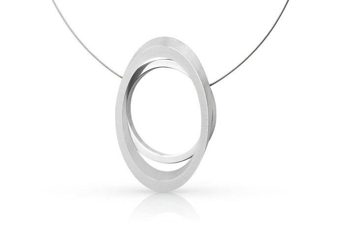 Necklace Large ring with Oval C242