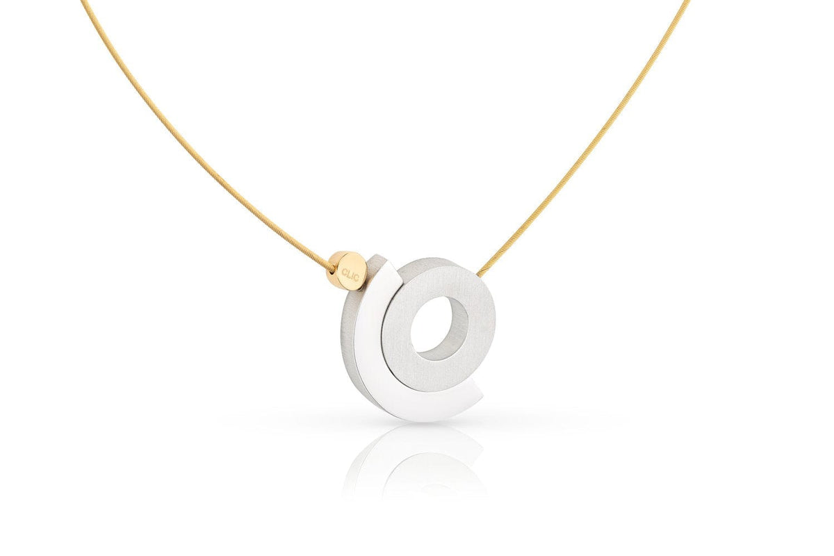 Collier Ring in halve ring C248G