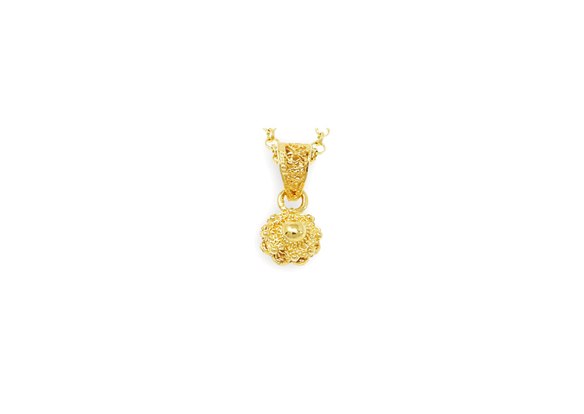 Gouden Zeeuwse Knoop Hanger 6mm