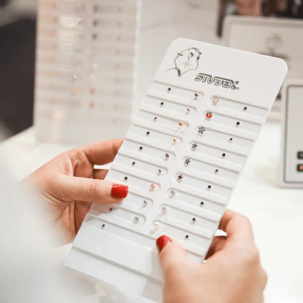 Schietoorbellen 3.0mm witte steen staal