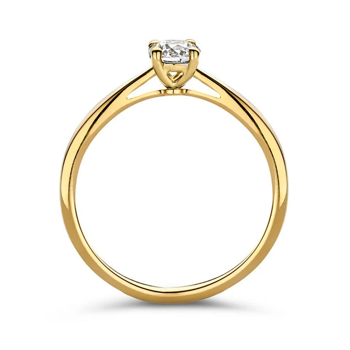Ring Olivia 0,30 crt. geelgoud