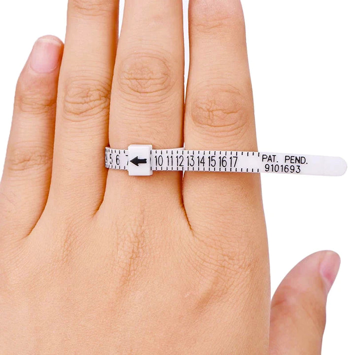 Try on ring for the perfect ring size 