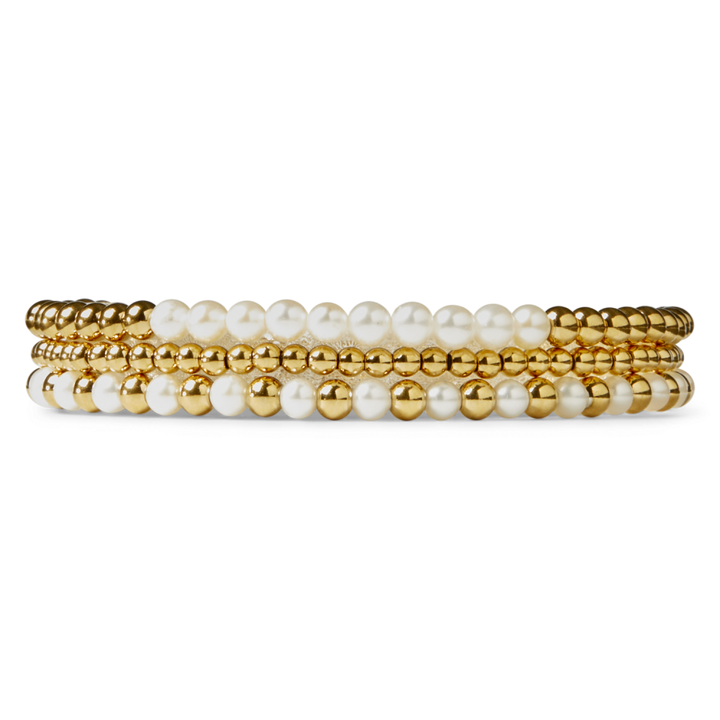 Yellow Gold Only - 3mm - Kralen Armband Dames