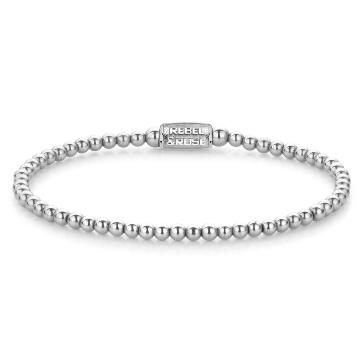 Silver Shine - 3mm - Kralen Armband Dames