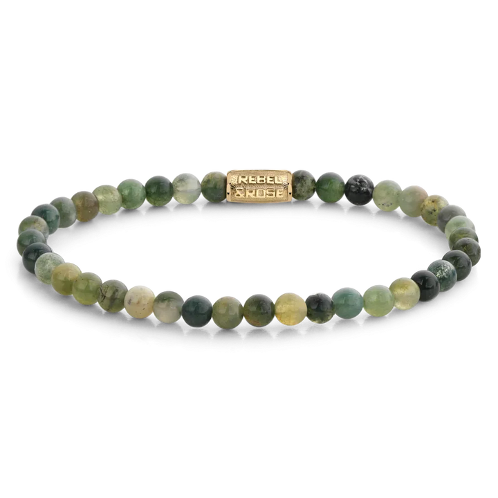 Secret Garden Yellowgold - 4 mm - Kralen Armband Dames