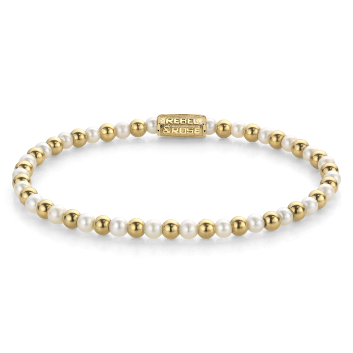 Mix Pearl Gem - 4mm - Kralen Armband Dames