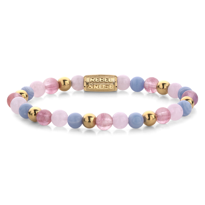 Pink Summer Vibes - 6mm - Kralen Armband Dames